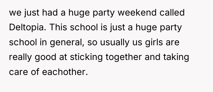 we just had a huge party weekend called Deltopia. This...