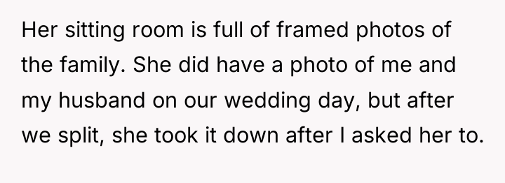 Her sitting room is full of framed photos of the...