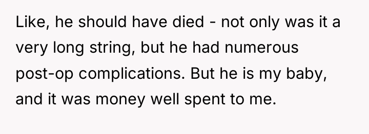 Like, he should have died - not only was it...