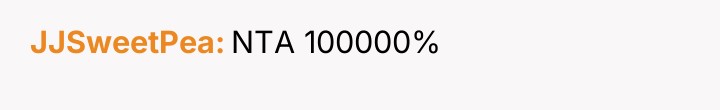 JJSweetPea NTA 100000%