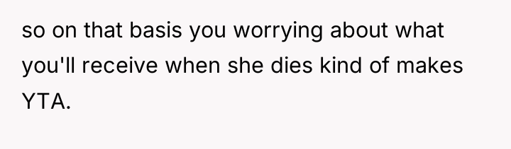 so on that basis you worrying about what you'll receive...