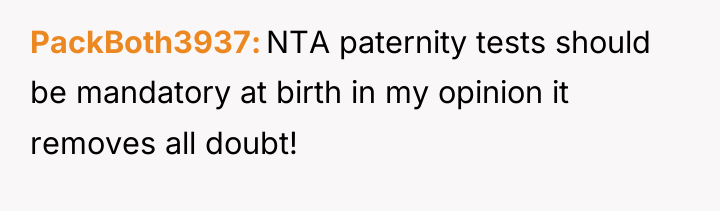 PackBoth3937 NTA paternity tests should be mandatory at birth in...