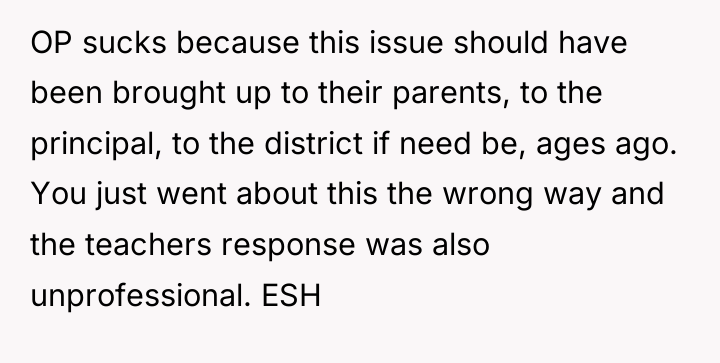 OP sucks because this issue should have been brought up...
