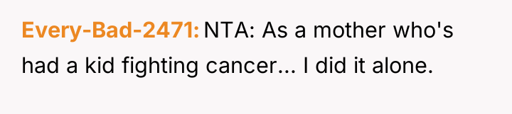 Every-Bad-2471 NTA: As a mother who's had a kid fighting...