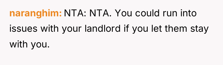naranghim NTA: NTA. You could run into issues with your...