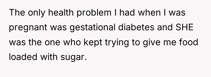 The only health problem I had when I was pregnant...