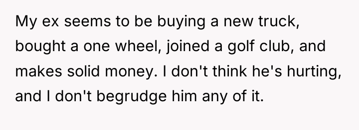 My ex seems to be buying a new truck, bought...