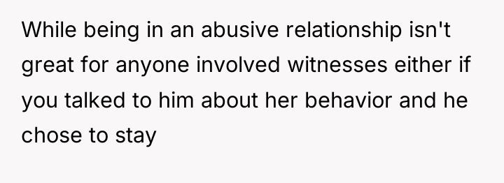 While being in an abusive relationship isn't great for anyone...