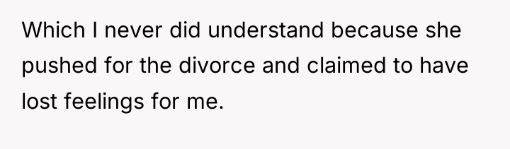 Which I never did understand because she pushed for the...
