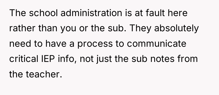 The school administration is at fault here rather than you...