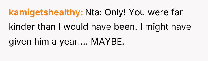 kamigetshealthy Nta: Only! You were far kinder than I would...