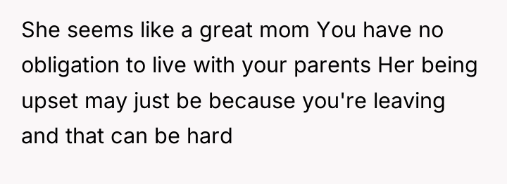 She seems like a great mom You have no obligation...