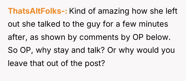ThatsAltFolks- Kind of amazing how she left out she talked...