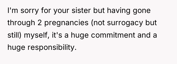 I'm sorry for your sister but having gone through 2...