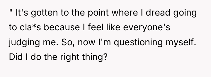 " It's gotten to the point where I dread going...