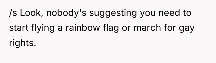 /s Look, nobody's suggesting you need to start flying a...