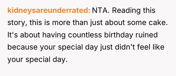 kidneysareunderrated NTA. Reading this story, this is more than just...