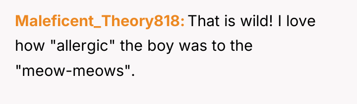 Maleficent_Theory818 That is wild! I love how "allergic" the boy...