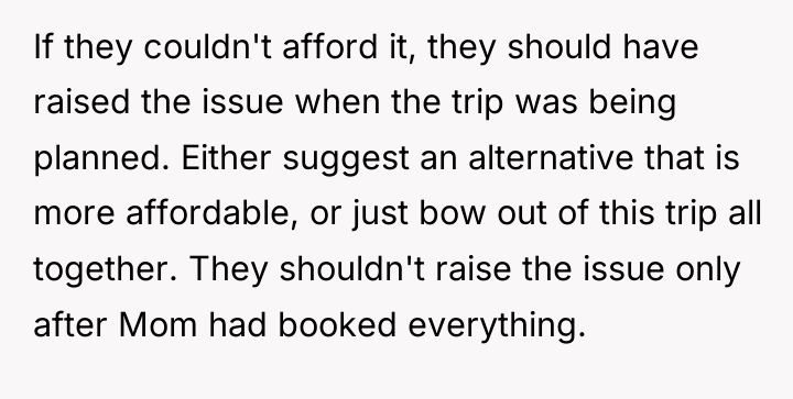 If they couldn't afford it, they should have raised the...