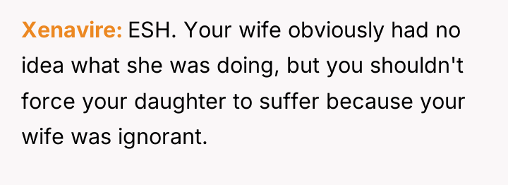 Xenavire ESH. Your wife obviously had no idea what she...