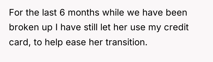 For the last 6 months while we have been broken...