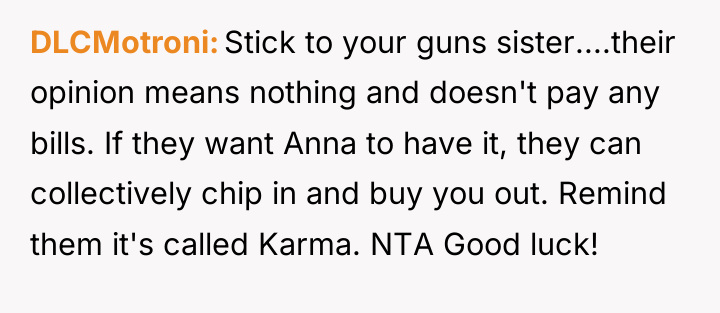 DLCMotroni Stick to your guns sister....their opinion means nothing and...