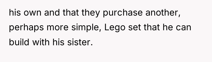 his own and that they purchase another, perhaps more simple,...