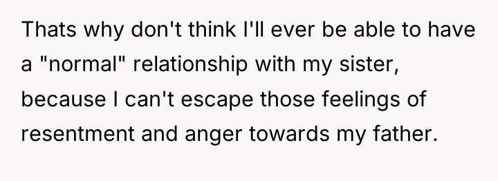 Thats why don't think I'll ever be able to have...