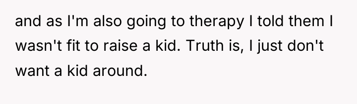 and as I'm also going to therapy I told them...