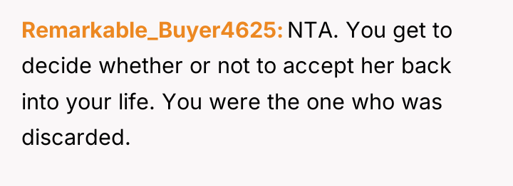 Remarkable_Buyer4625 NTA. You get to decide whether or not to...