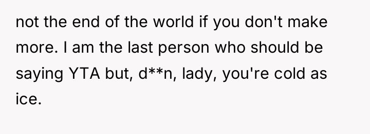 not the end of the world if you don't make...