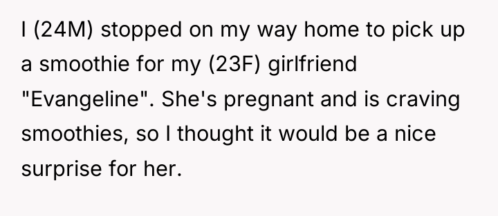 I (24M) stopped on my way home to pick up...