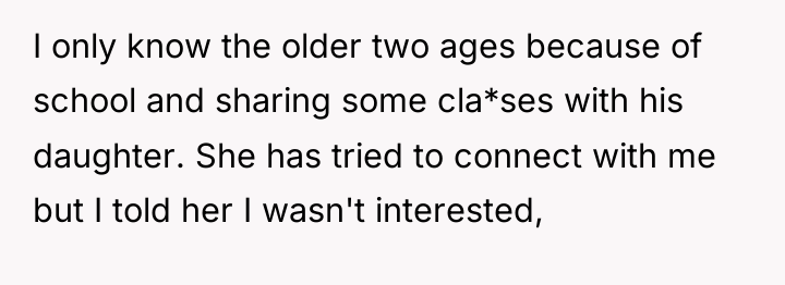 I only know the older two ages because of school...