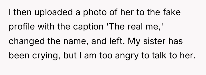 I then uploaded a photo of her to the fake...