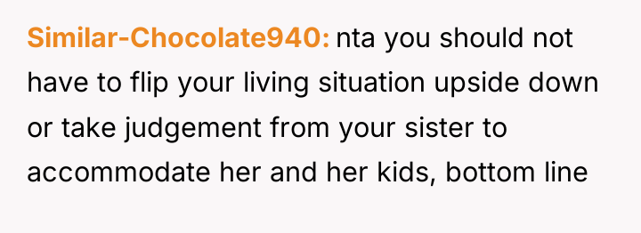 Similar-Chocolate940 nta you should not have to flip your living...