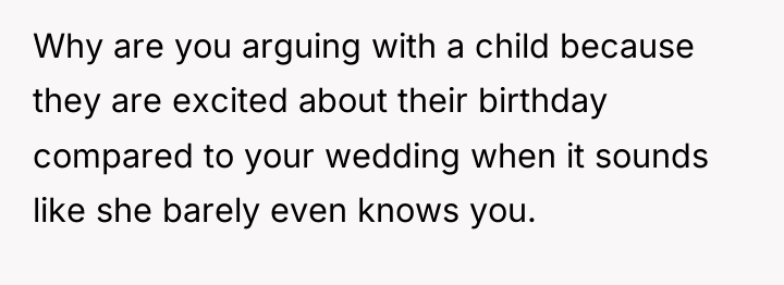 Why are you arguing with a child because they are...