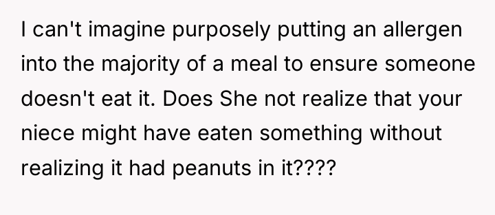 I can't imagine purposely putting an allergen into the majority...