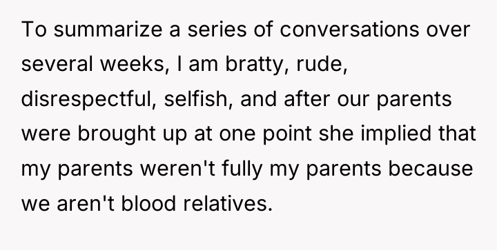 To summarize a series of conversations over several weeks, I...