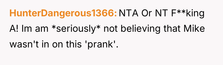 HunterDangerous1366 NTA Or NT F**king A! Im am *seriously* not...