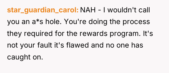 star_guardian_carol NAH - I wouldn't call you an a*s hole....