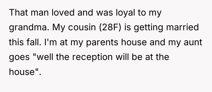 That man loved and was loyal to my grandma. My...