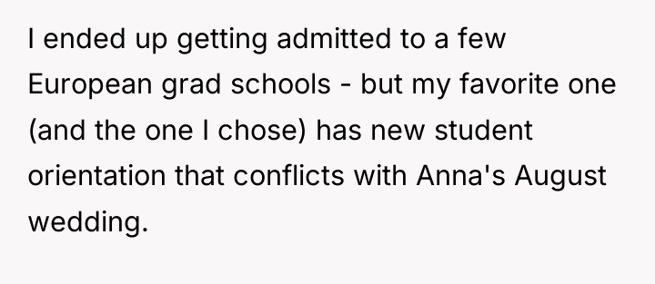 I ended up getting admitted to a few European grad...