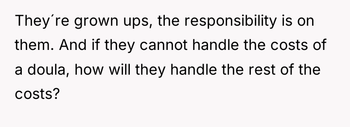 They´re grown ups, the responsibility is on them. And if...