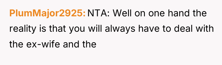 PlumMajor2925 NTA: Well on one hand the reality is that...