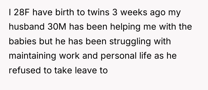 I 28F have birth to twins 3 weeks ago my...