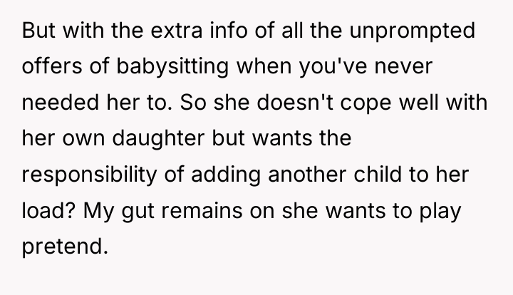 But with the extra info of all the unprompted offers...