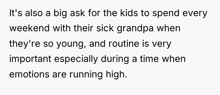 It's also a big ask for the kids to spend...