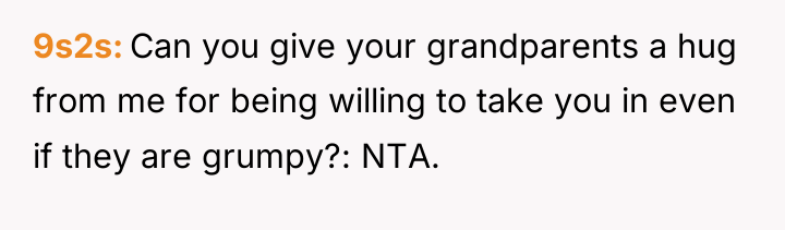 9s2s Can you give your grandparents a hug from me...