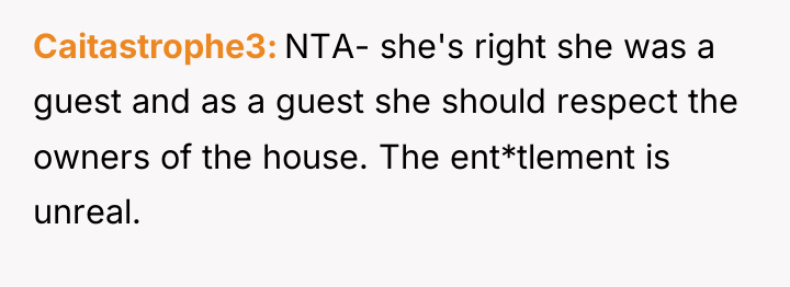 Caitastrophe3 NTA- she's right she was a guest and as...