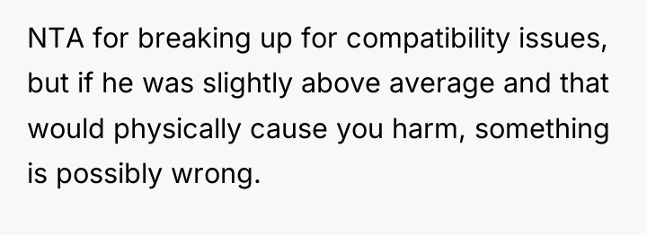 NTA for breaking up for compatibility issues, but if he...